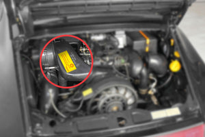 (New) 911 Yellow Shell Air Cleaner Housing Sticker - 1978-93
