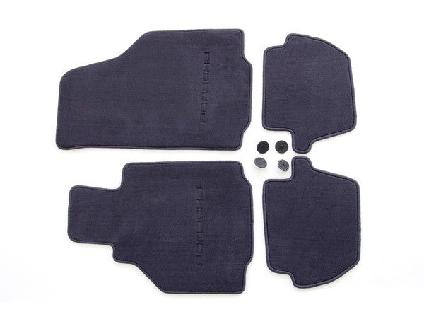 (New) 996 Cabriolet/Coupe Set of Four Metropol Blue Floor Mats - 1998-2005