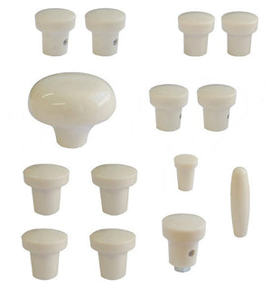 (New) 356 A Dash Ivory Knob Set - 1955-59