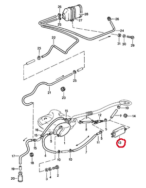 (Used) 911 Fuel Expansion Tank - 1980-89