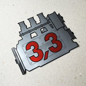 (New) 911 Rear Window 3.3L Engine Decal