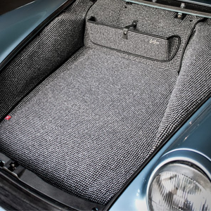 (New) 911/912/930/964/993 Black/Grey Houndstooth Interior Mat Bundle - 1965-98