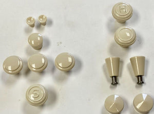 (New) 356 Pre-A Complete 20 Piece Dash & Interior Knob/Bezel Set - 1950-55