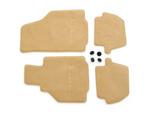 (New) 996 Cabriolet/Coupe Set of Four Cinnamon Brown Floor Mats - 1998-2005