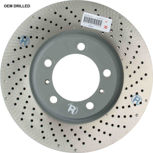 (New) 911 Front Left Brake Disc Rotor - 2002-2012