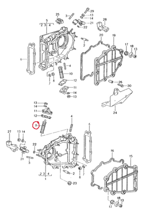 (New) 911 Chain Tensioner Right - 1989-98