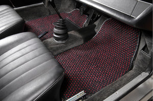 (New) #51 Black and Red CoCo Mats - Two Piece or Four Piece