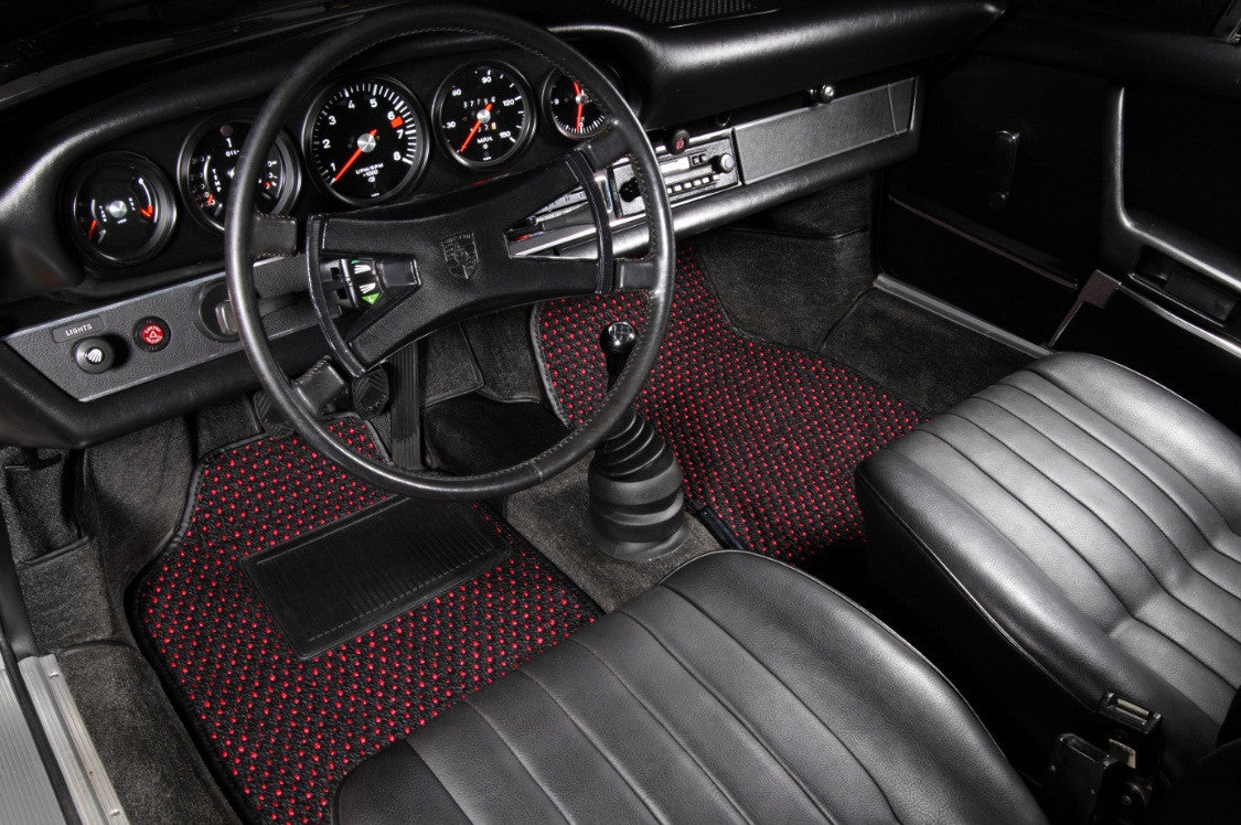 (New) #51 Black and Red CoCo Mats - Two Piece or Four Piece