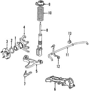 (New) 964 Front Stabilizer Sway Bar 22mm - 1989-94