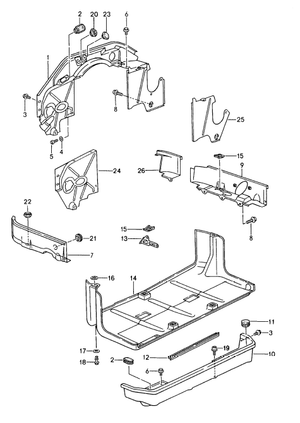 (New) 911 Carrera 2 Engine Cover Front - 1994-98