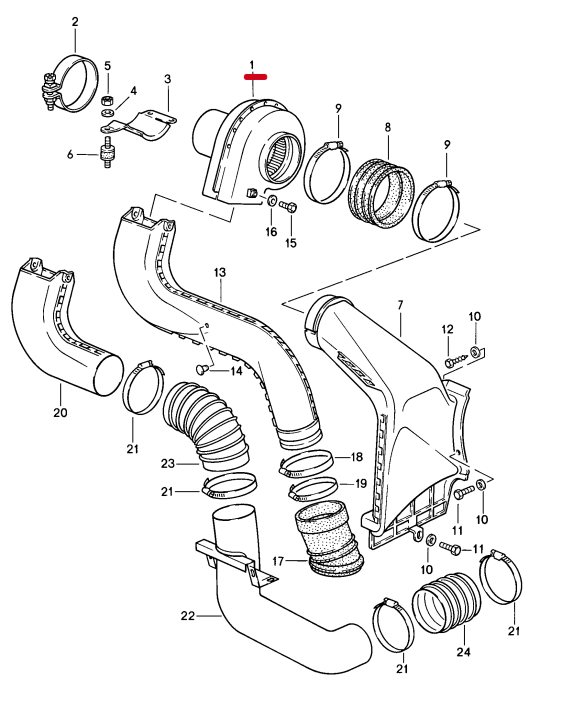 (New) 911 Blower Motor Assembly Engine Compartment - 1984-94 - AASE Sales