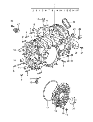 (New) 993 Transmission Housing for Six-Speed Manual Transmission - 1994-98