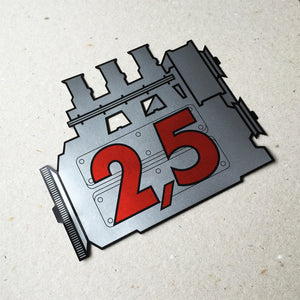 (New) 911 Rear Window 2.5L Engine Decal