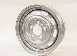 (New) 356/911/912 4.5jx15 Disc Brake Steel Wheel Silver Painted - 1964-67