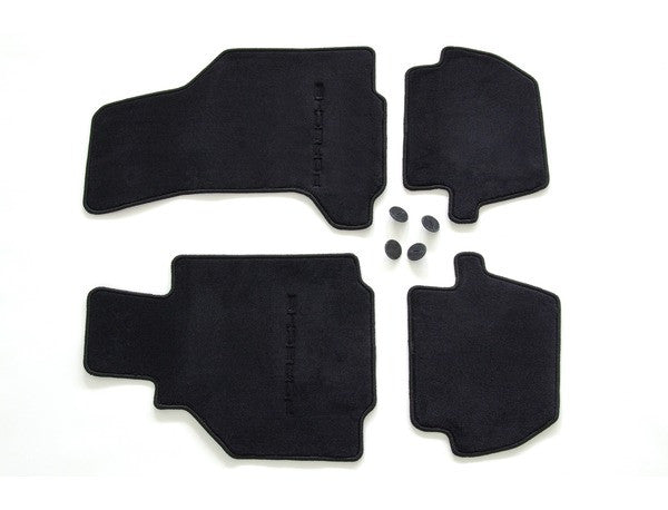 (New) 996 Cabriolet/Targa Set of Four Black Floor Mats - 2002-05