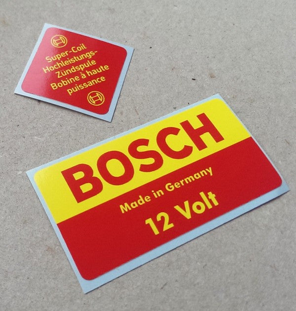 (New) 912/914 12v Bosch Decal Set - 1966-76