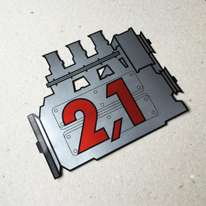 (New) 911 Rear Window 2.1L Engine Decal