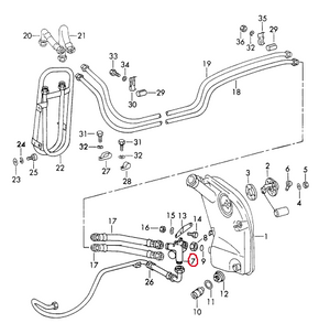 (New) 911S, Carrera 2.7RS Oil Regulator Housing - 1973