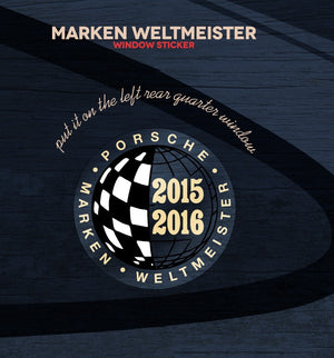 (New) 911 Marken Weltmeister Decal - 2015-16