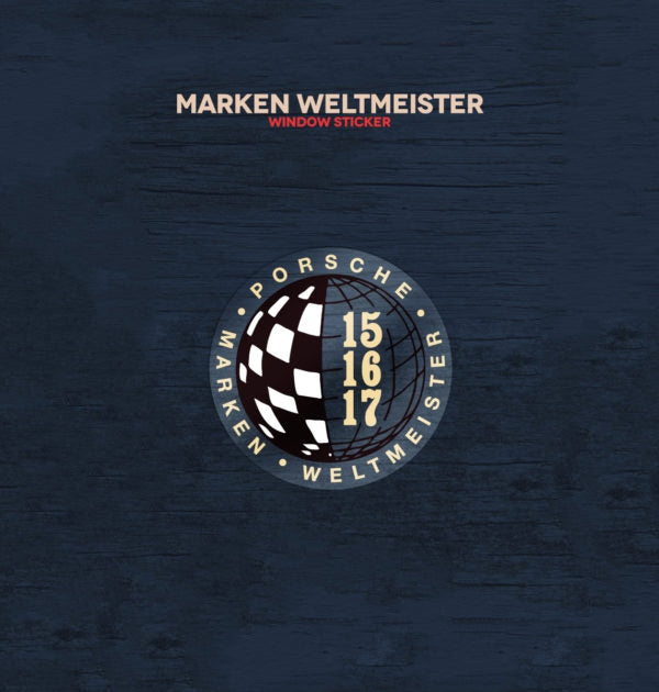 (New) 911 Marken Weltmeister Decal - 2015-17