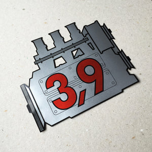 (New) 911 Rear Window 3.9L Engine Decal