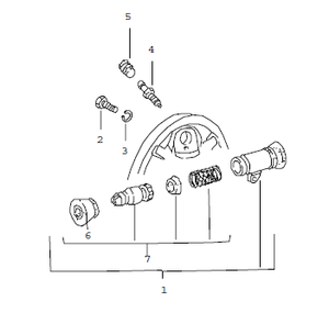 (New) 924 Rear Drum Brake Bleeder Valve