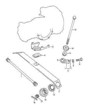 (Used) 356 Original Rear Axle Torsion Bar Spring - 1959-65