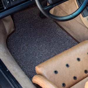 (New) 911/912/930/964/993 Brown Houndstooth Interior Mat Bundle - 1965-98