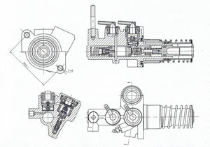 (New) 964 Brake Master Cylinder - 1989-94