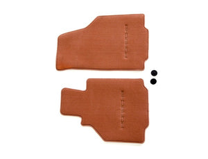 (New) 986 Boxster Set of Two Cinnamon Brown Floor Mats - 1997-2004