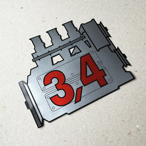 (New) 911 Rear Window 3.4L Engine Decals