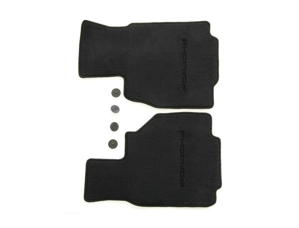 (New) 986 Boxster Set of Two Black Floor Mats - 1997-2004