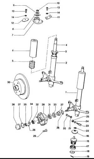 (New) 914/924 Front Outer Wheel Bearing 1970-76