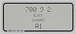 (New) 911/924/928/944 Black Paint Code Decal - 1988-98