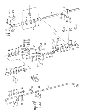 (New) 356 Pre-A/A Oil Seal Spacer Ring - 1950-59