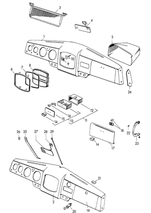 (New) 356 Pre-A Radio Trim Ring