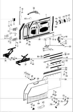 (New) 356 Cabriolet\Roadster\Speedster Leather Garnish Rail Covers 1955-65