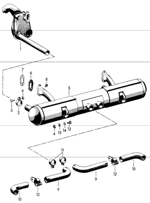 (New) 356/912 Exhaust Clamp - 1950-69