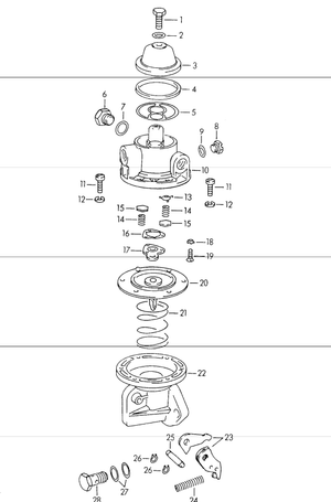 (New) 356 Fuel Pump Sealing Ring - 1950-65