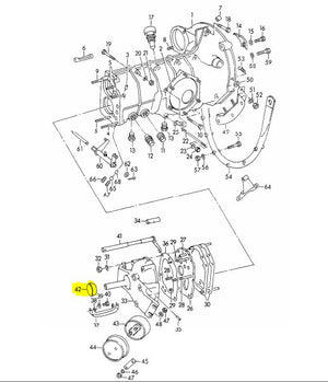 (New) 356 Transmission Nose Cone Boot - 1950-59