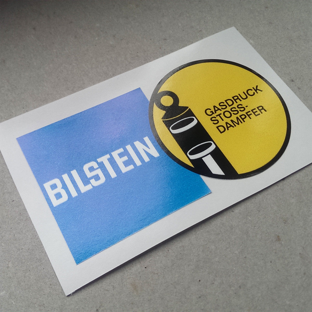 Bilstein Shock Absorbers 2 In 1 Decal Sticker | Gray | Vinyl | Graphic - Foto 4