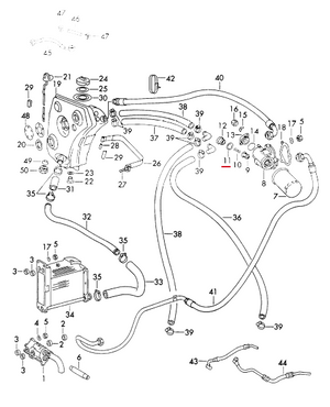 (New) 911 Oil Filter Bracket Seal Ring - 1970-89