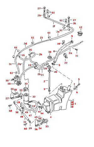(New) 911 Washer Nozzle Base Left - 1974-79
