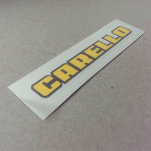 (New) Vintage 'CARELLO' Decal