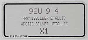 (New) 911/993/996 Arctic Metallic Silver Paint Code Decal - 1995-2012