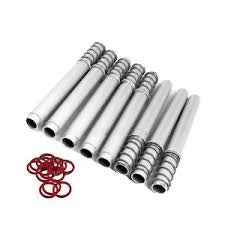 (New) 356/912 Solid Pushrod Tube Kit w/ Springs