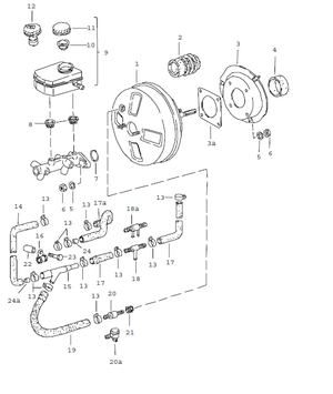 (New) 924, 944, 928, 911 Brake Line Check Valve 1982-91