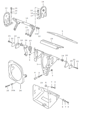 (New) 924, 944 Pop-up Headlight Bearing Block 1976-91