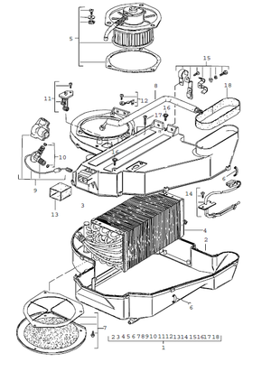 (New) 924, 944 Air Filter for Air Conditioning Unit 1979-85