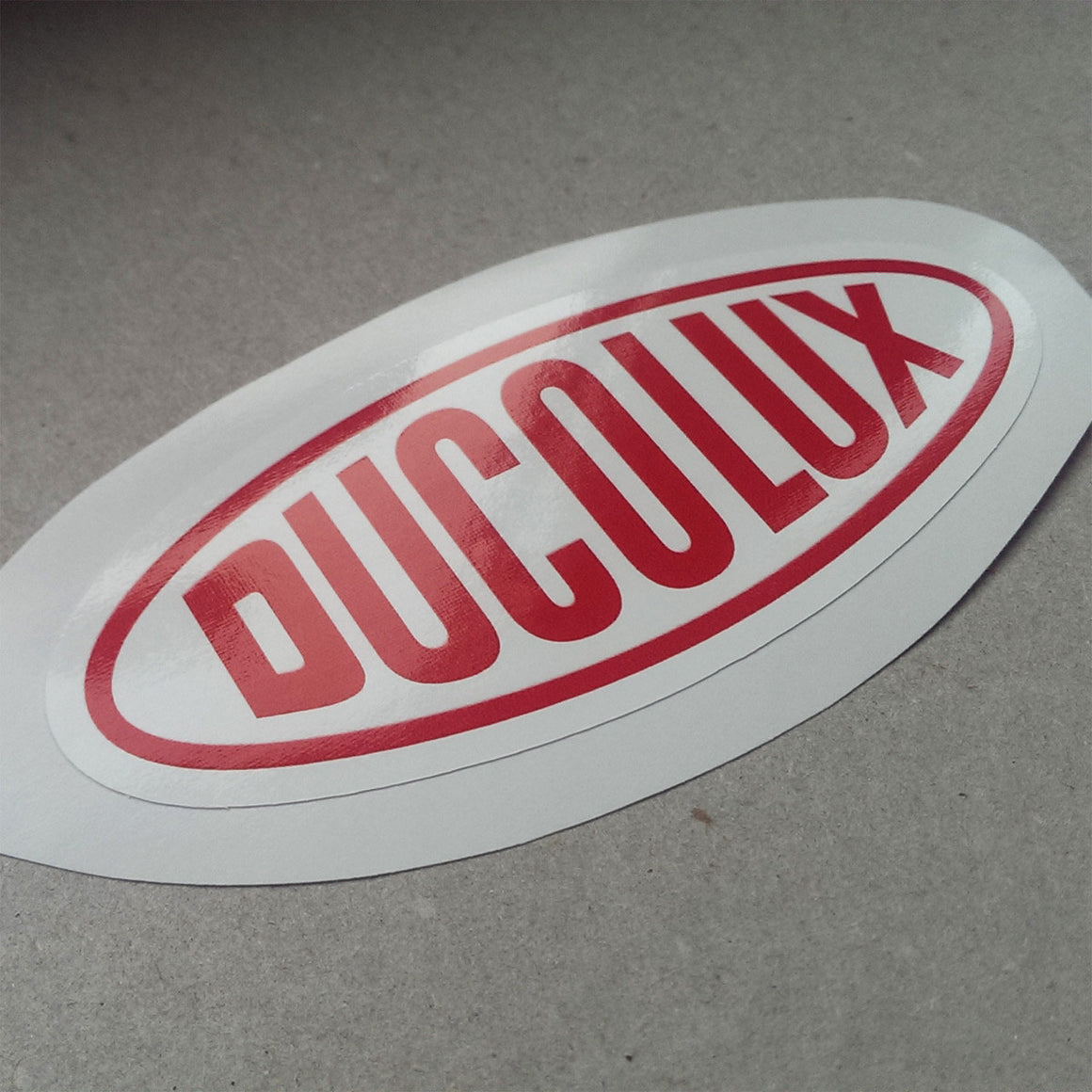 (New) Vintage 'DUCOLUX' Decal